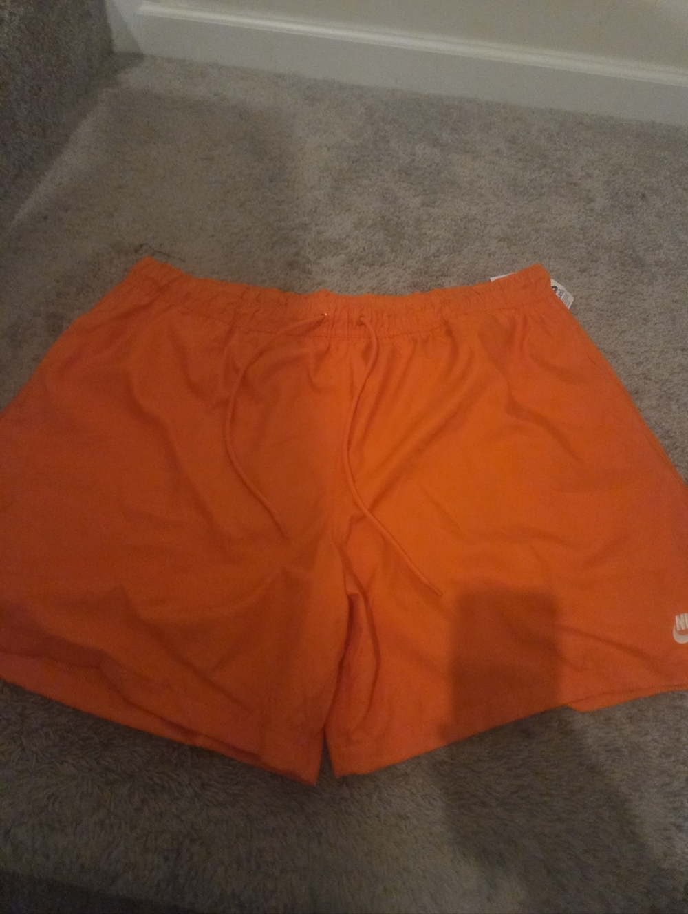 Brand New Nike Woven Shorts Orange XXL